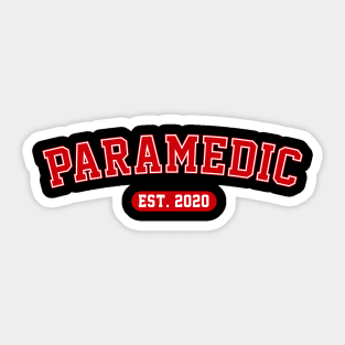 Paramedic established 2020 for Paramedics Graduation Gift Sticker